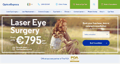 Desktop Screenshot of opticalexpress.ie