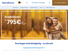 Tablet Screenshot of opticalexpress.de